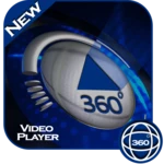 panoramic view 360 player android application logo